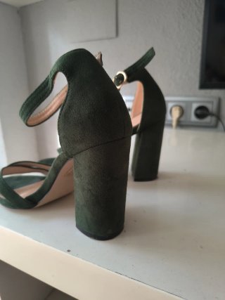 Zapatos de vestir verdes para mujer