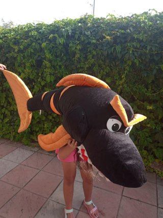 Peluche Tiburón Negro Gigante 160cm