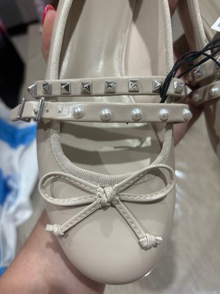 Bailarinas Lefties Beige Talla 38