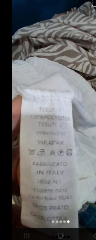 Abito lungo donna fantasia zebra