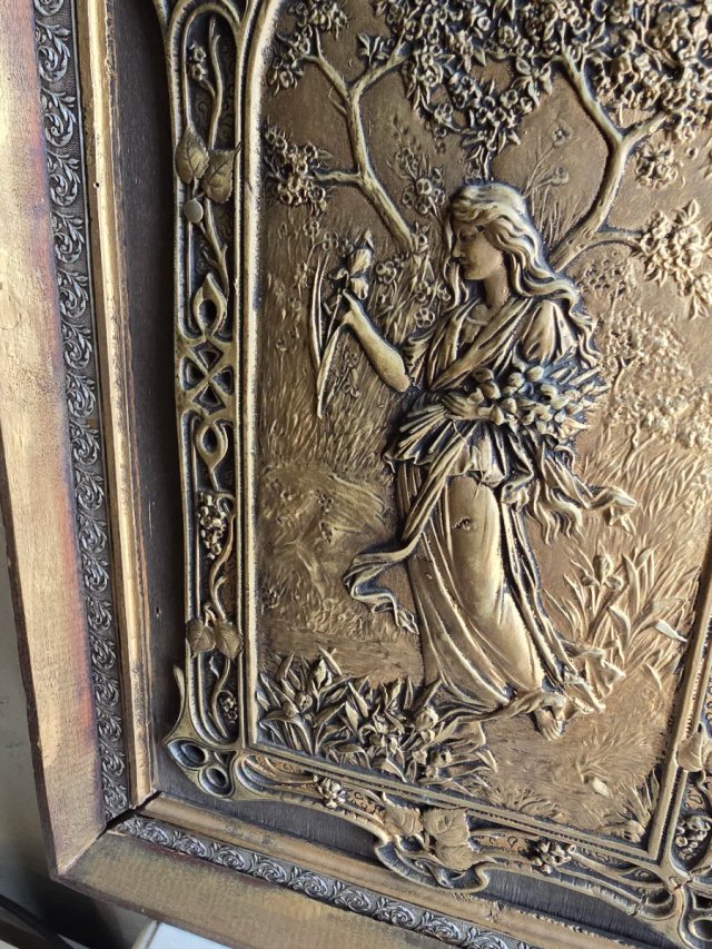 ANTIGUO CUADRO RELIEVE ☎️683469031☎️