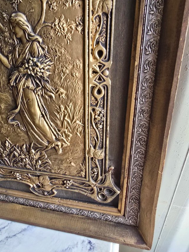 ANTIGUO CUADRO RELIEVE ☎️683469031☎️
