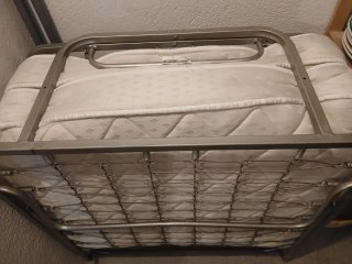 Cama Plegable 90cm con Colchón