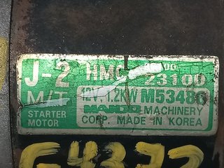 MOTOR ARRANQUE HYUNDAI LANTRA BERLINA (RD) G4GM 3