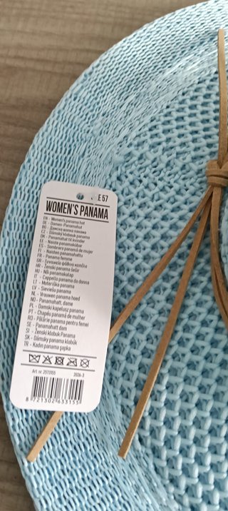 Sombrero de paja  modelo Panamá