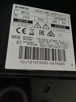 Piano Híbrido Kawai NV10