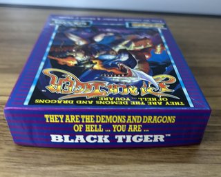 Black Tiger CBM 64/128 Box + Manual No Gioco