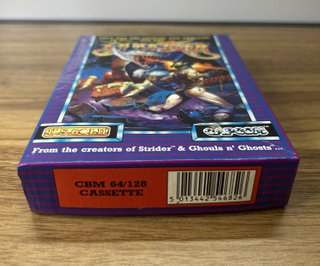 Black Tiger CBM 64/128 Box + Manual No Gioco