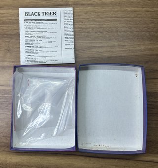 Black Tiger CBM 64/128 Box + Manual No Gioco