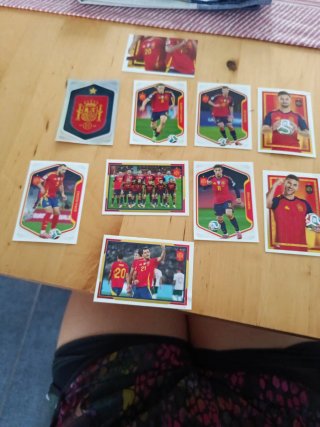 cromos de la selección Española