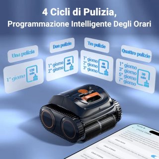 Robot Limpiafondos Winny C1 Inteligente Inalámbric