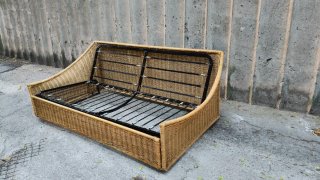 Divano letto vimini
