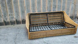 Divano letto vimini