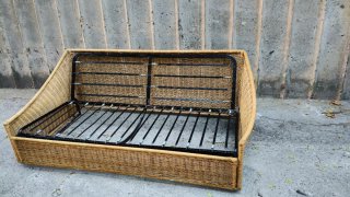 Divano letto vimini