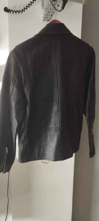 Reclaimed Vintage Cazadora Negra Talla M toda piel