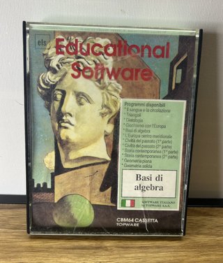 Topware Basi di Algebra CBM64 Cassetta