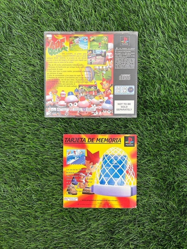Ape Escape per PS1, stato del disco usato/segno di usura, funziona perfettamente
