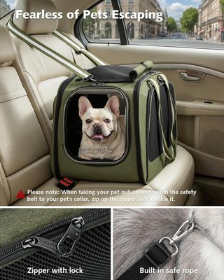 Transportín Perro/Gato Talla XL Verde