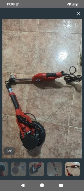 Lijadora de pared y techo jirafa poco uso perfecta