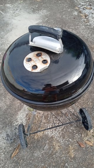 Barbacoa Weber Carbón Negra Redonda