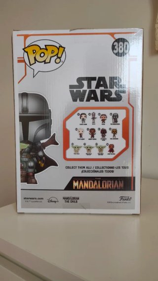 Funko Pop! #380 -The Mandalorian with child -10"