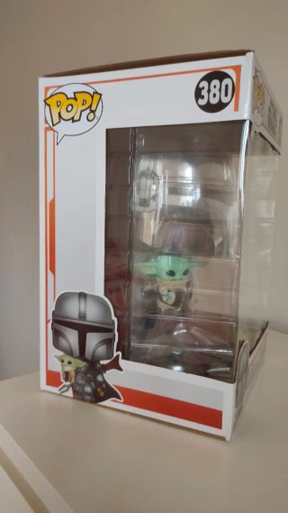 Funko Pop! #380 -The Mandalorian with child -10"