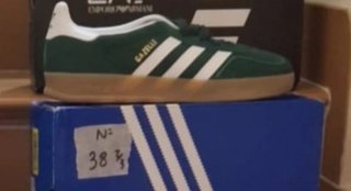 Zapatillas Adidas Gazelle Verde/Blanco Talla 38.5
