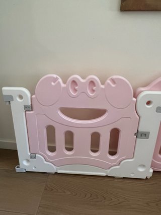 Parque infantil/corralito rosa