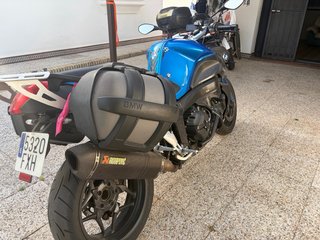 BMW K1200R Azul y Negra