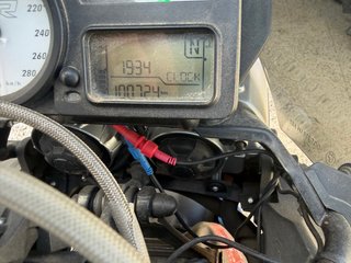 BMW K1200R Azul y Negra