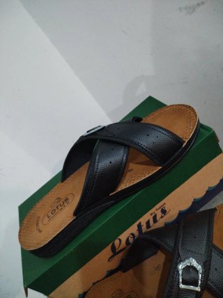 Ciabatte Uomo Lotus N.44 Nere
