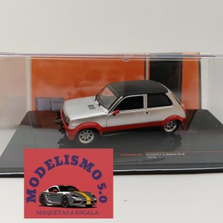 Renault 5 alpine custom silver 1978 ixo 1/43