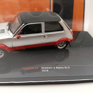 Renault 5 alpine custom silver 1978 ixo 1/43