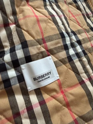 Chaqueta Burberry Mujer Beige Multicolor