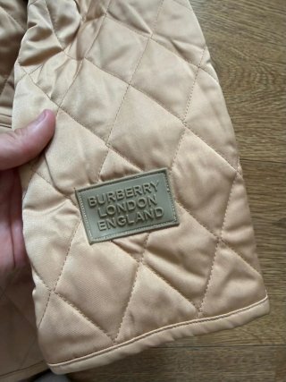 Chaqueta Burberry Mujer Beige Multicolor