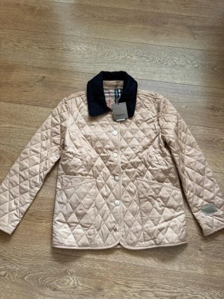 Chaqueta Burberry Mujer Beige Multicolor