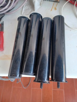 Patas para somier/base tapizada (4 unidades)