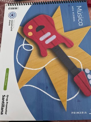 Libro Música Santillana Nou Acords Primària