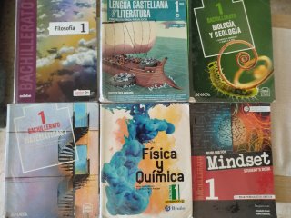 Libros 1 bachillerato.