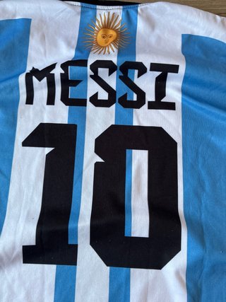 Camiseta futbol Argentina niño. Messi número 10