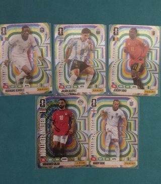 Lote 5 Cromos Adrenalyn Limitadas Mundial