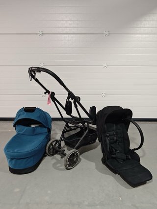 Carro de bebé negro cibex ezzy twis+2