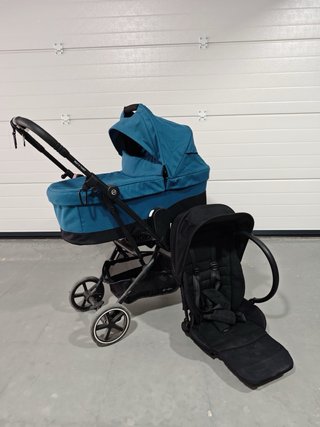 Carro de bebé negro cibex ezzy twis+2