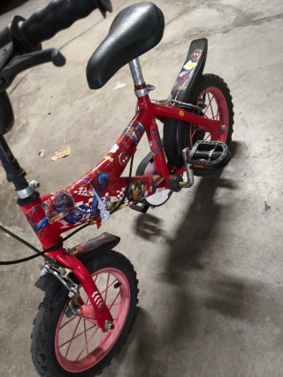 Bicicleta Infantil 12 Roja