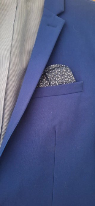 Americana azul caballero