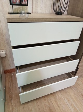 Cómoda de Madera 4 Cajones (Nueva)