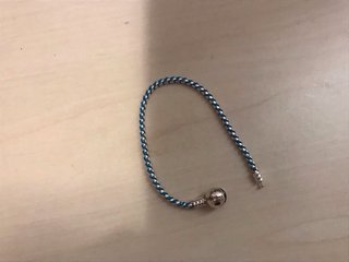 Pulsera Pandora Cadena Serpiente Azul