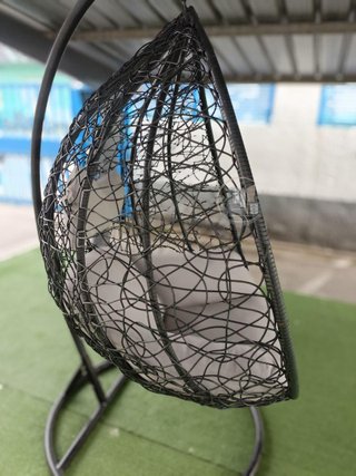Silla Colgante / Mecedora Gris