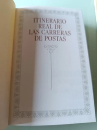 Itinerario real de las carreras de postas