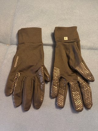 Guantes de equitación Fouganza negros hombre
